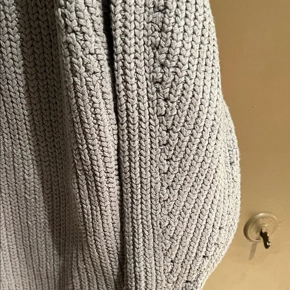 Free People Nightingale Cardi in Silver Gleam Sz M NWT - Picture 3 of 11